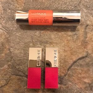 Clinique Chubby Stick and lipsticks